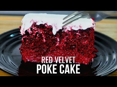 How to Make the Best Holiday Cake: Red Velvet Poke Cake