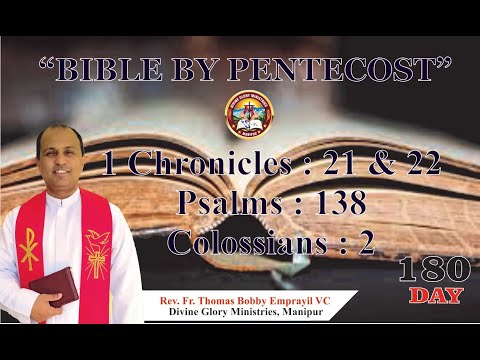 "Bible by Pentecost" Day - 180