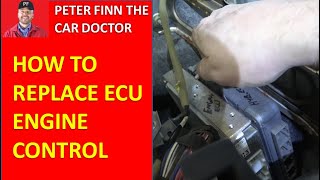 How to replace ECU Engine control Computer Toyota Prius. Years 2002 to 2009
