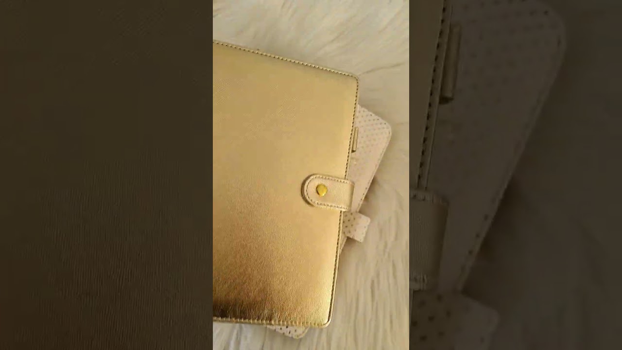 #gold #plannergirl #plannercommunity #shorts #shiny #glam #glitter #glamour #filofax #budgeting