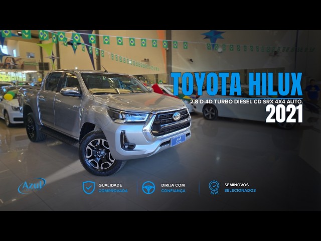 Vídeo TOYOTA HILUX 2.8 SRX 4X4 CD 16V DIESEL 4P AUTOMÁTICO
