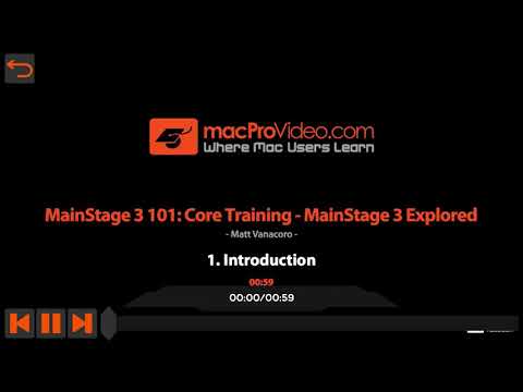 MainStage 3 Explored Course By Video