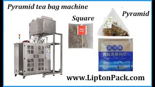 Japan Nylon Pyramid Teabag PLA Biodegradable Material youtube video