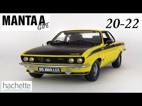 Hachette Opel Manta A GT/E Part 20 bis 22 - Der Bau des Fahrersitzes!
