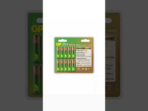 GP AA/10 Ultra Alkaline. (Pack Of 10)