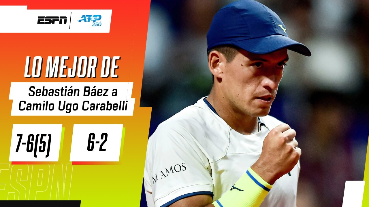 EN UN DUELO ARGENTINO, BÁEZ SE IMPUSO Y SE METIÓ A LAS SEMIS DEL ATP DE BUENOS AIRES | RESUMEN
