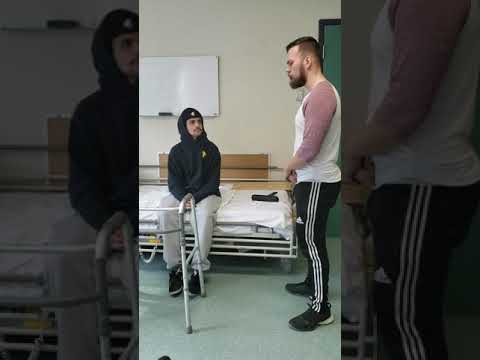 Marche avec marchette