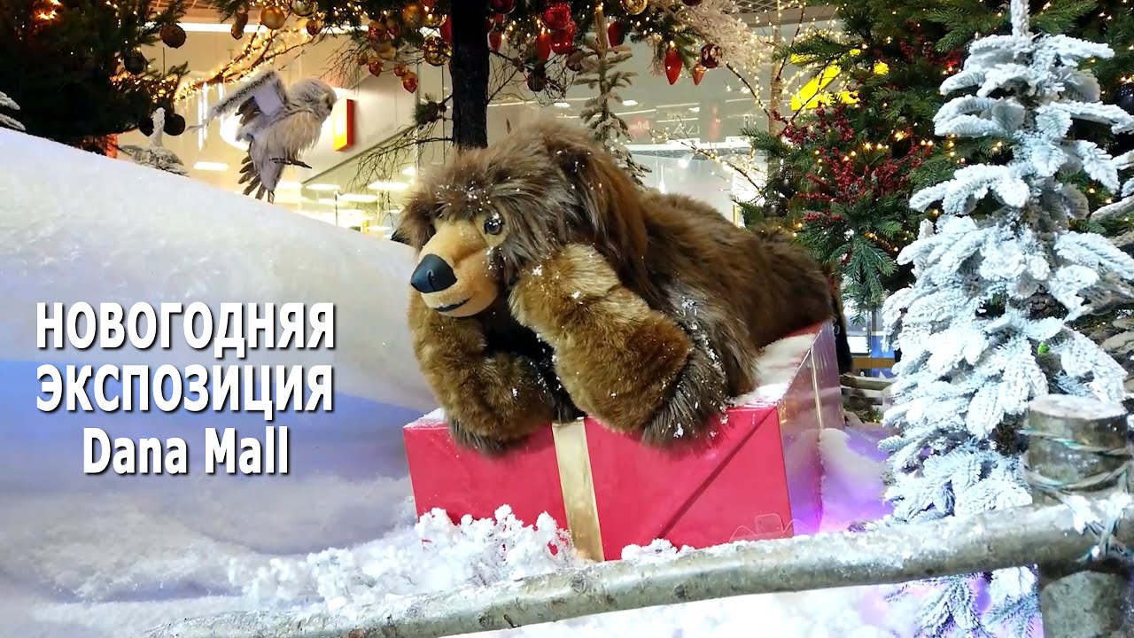Зимняя сказка в ТРЦ Dana Mall / С наступающим Новым 2022 годом! / Минск новогодний | 4k