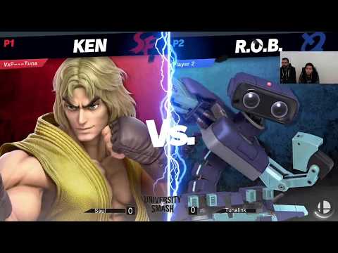UoS4 SSBU Pools - Tunalink (Ken, Pikachu) vs. Saul (R.O.B.)