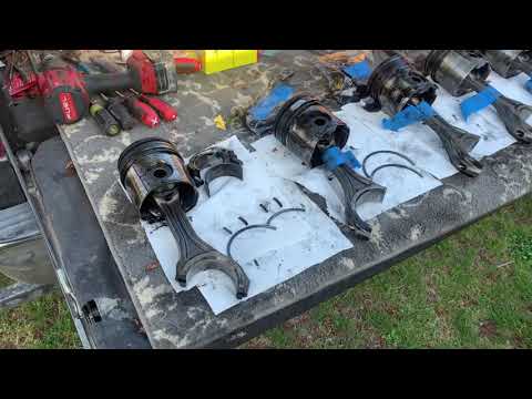 2004.5 Cummins In frame overhaul work to repair broken rings with PAI overhaul kit and BBI injectors