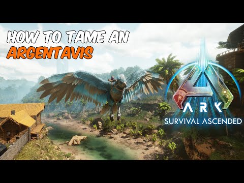 How to Tame an Argentavis in ARK Survival Ascended #arksurvivalascended #ark #argentavis