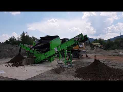 DB Engineering Traserscreen DB-100S Siebanlage | Flachdecksieb | Siebbox | Galabau | 2200kg
