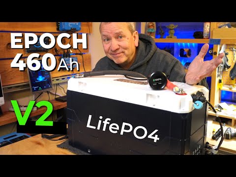 Best LiFePO4 Battery for Victron Monitoring - V2 EPOCH 460Ah 12V Battery