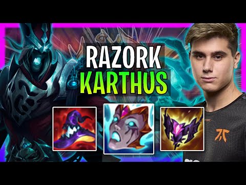 RAZORK DOMINANDO CON KARTHUS! - FNC Razork Juega Karthus Jungla vs Lee Sin! | Season 2023