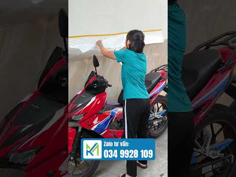 Cuộn nilon che bụi siêu to 4mx20m tiện lợi khi sửa chữa nhà cửa