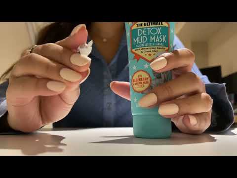 ASMR Winners haul / tapping on glass and plastic / sticker sounds / no talking