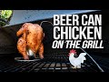 The Best Beer Can Chicken - Smoked on My Traeger Grill | SAM THE COOKING GUY 4K