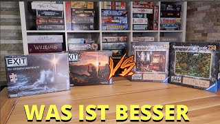Versus: Exit Puzzle - Kosmos oder Ravensburger Version?