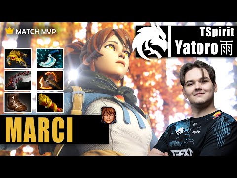 Marci Safelane | TSpirit.Yatoro | 7.32D MARCI CARRY BUILD IS BROKEN AF | 7.32d Gameplay Highlights