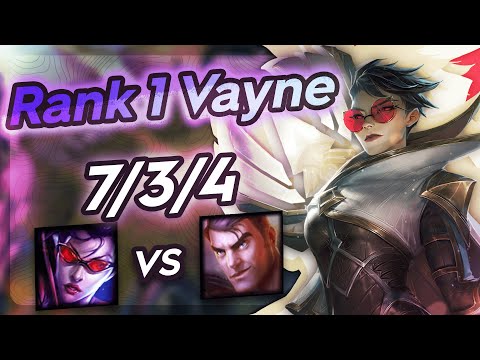 Vayne Vs Jayce - Challenger Gameplay Rank 1 Vayne
