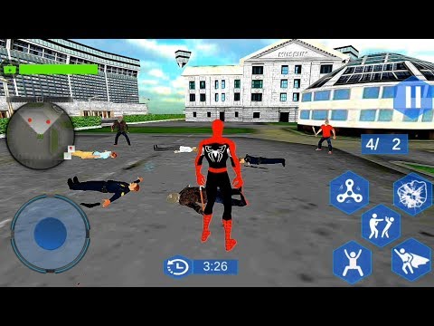 Flying Spider Superhero City Battle | Flying Hero Vs City Gangster - Android GamePlay