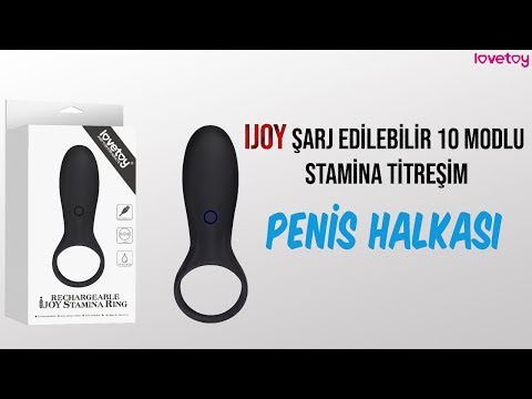IJOY Şarj Edilebilir 10 Modlu Stamina Titreşim Penis Halkası