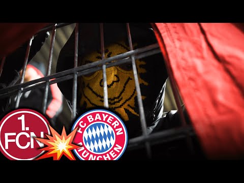 Crazy: Nuremberg Ultras present (once again) the Munich Südkurve flag!