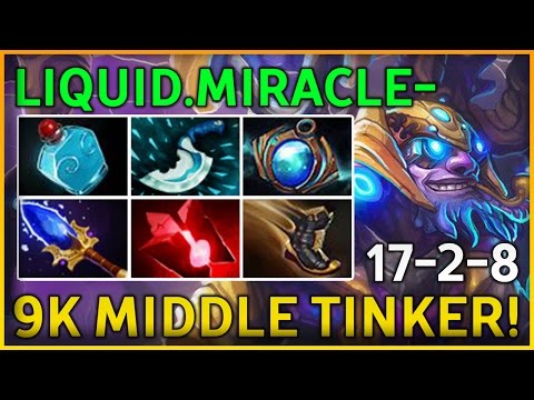 Miracle - 9082 MMR Mid Tinker - 9K MIDDLE TINKER! | Dota 2 VOD Full Game Pro Guide Gameplay