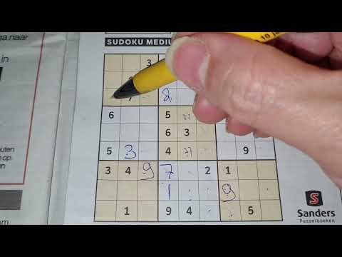 Again Our Daily Sudoku practice continues. (#3949) Medium Sudoku. 01-08-2022