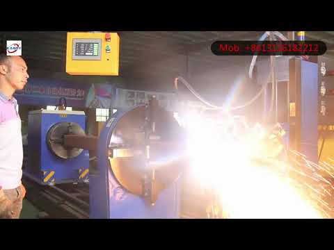 8 Axis multi function square tube grooving cutting machine | Kasry KR-XF 8 axis tube cutting robot