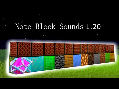 Every note block sound in Minecraft 1.19+