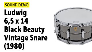 Video thumbnail for Ludwig | Bronze Beauty ltd. | 6,5" x 14" | Snare | Sound Demo by Drums Bonedo