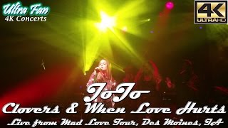 JoJo - Clovers &amp; When Love Hurts Live from the Mad Love Tour Des Moines, IA