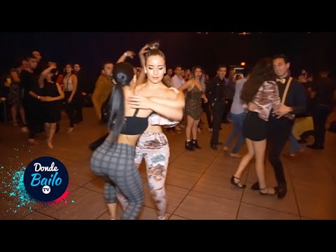 Two Girls Dancing Bachata Sensual | Euroson Latino 2019