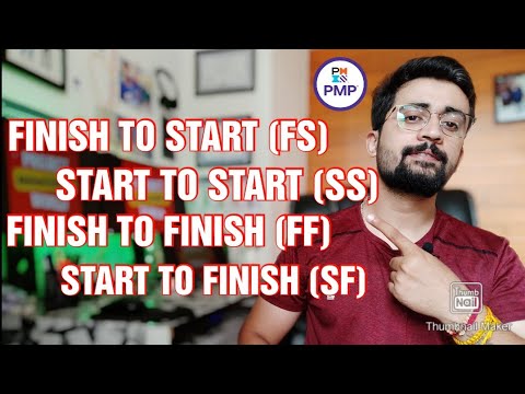 What are the Task dependencies in Project Management | Task relationship in schedule