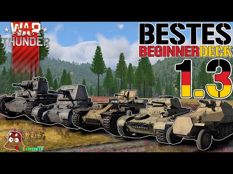 Extrem Starkes Deutsches Anfänger Deck! Deutschland 1.3 | War Thunder