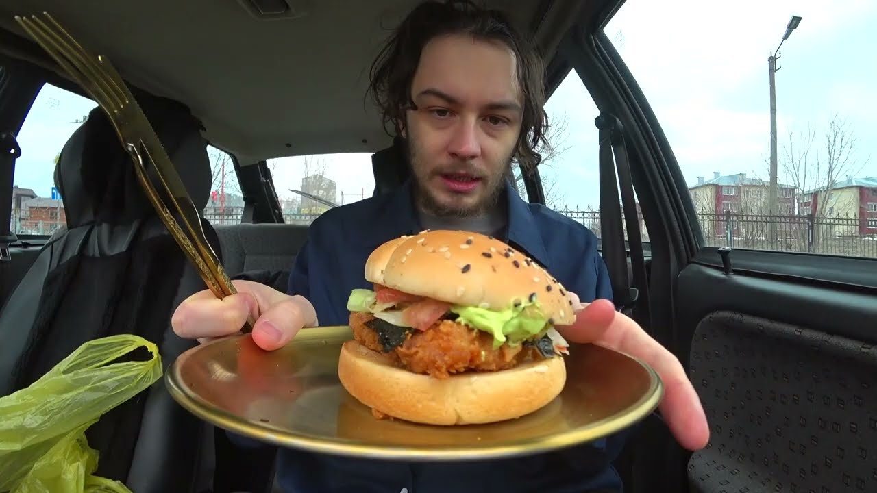 АЗИЯ БУРГЕР ИЗ РОСТИКС - ОБЗОР!