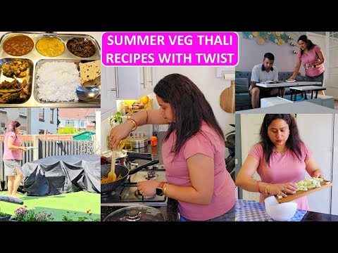 Art Of Cooking - Summer Special Recipes With Twist | Cooked Village Style Summer Veg Thali