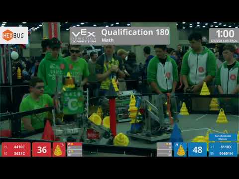 2018 VRC Math Q180 - 4410C 3631C vs 8110X 99691H - 85 to 110