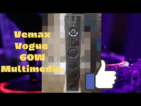 Vemax Vogue 60W Multimedia 3.0 Tower Speaker Unboxing ।।Dj Suman।।