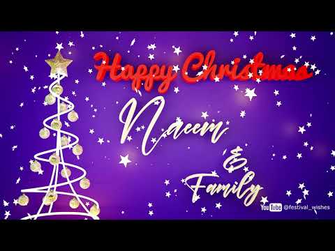 Naeem #Christmas #special #video #wish Happy Christmas song - Happy Christmas wishes to you