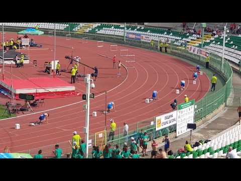 400m prepone [M], srebro Hrvoja Čukmana - Prvenstvo Balkana za seniore i seniorke 2018