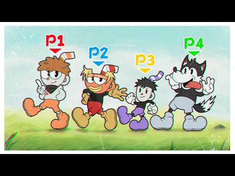 CUPHEAD pero SOMOS 4 JUGADORES