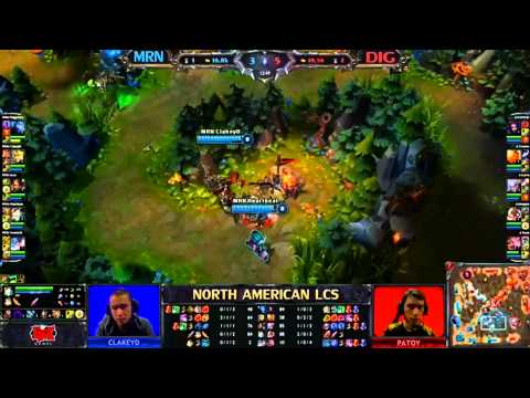 MRN vs DignItas LCS 2013 NA Spring W4D3 FULL GAME
