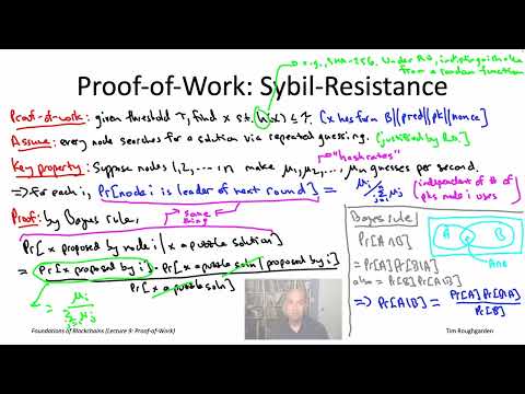 Foundations of Blockchains (Lecture 9.3: Properties of Proof-of-Work)