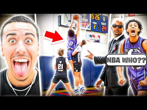 WE TROLLED AN NBA PLAYERS AAU TEAM & THINGS GOT HEATED!