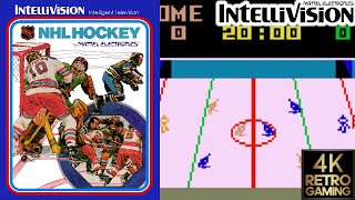 NHL Hockey Intellivision 4k Gameplay