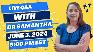 Live Pregnancy Q&A | Dr. Samantha Answers Your Live Questions and Questions from Comments! 06/03/24