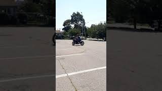 DMV Motorcycle Road Test New York 2020. Successful Road test without any error.