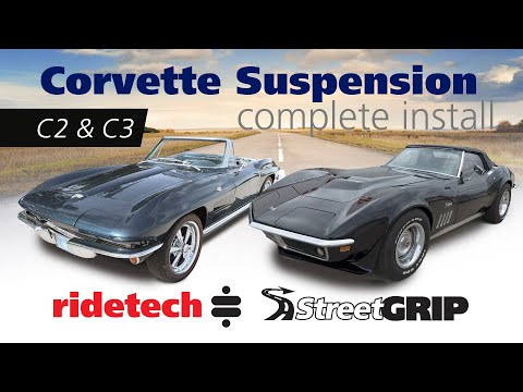 Corvette C2 & C3 Ridetech StreetGrip Performance Suspension - Full install and test drive